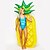 cheap Swim Training Equipment-Pineapple Inflatable Pool Floats PVC Durable Swimming Water Sports for Adults 180*90*20 cm