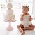 voordelige Babyrompers-Baby Meisjes Actief / Standaard Dagelijks / Feestdagen Effen Pure Kleur / Lace Trim Korte Mouw bodysuit Wit / Peuter