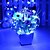 abordables Guirlandes Lumineuses LED-KWB 10m Guirlandes Lumineuses 100 LED 1Set Support de montage 1 set Blanc Chaud Blanc Bleu Imperméable Solaire Créatif Alimentation Solaire