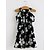 cheap Casual Dresses-Kids Little Girls&#039; Dress Floral Daily Holiday Going out White Black Blushing Pink Short Sleeve Floral Dresses Summer Regular Fit