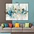 halpa Abstraktit taulut-Hang-Painted öljymaalaus Maalattu - Abstrakti Moderni Ilman Inner Frame / Valssatut kankaat