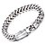 cheap Bracelets &amp; Bangles-Men&#039;s Chain Bracelet Wheat Baht Chain Luxury Fashion Hip-Hop Hip Hop 18K Gold Plated Bracelet Jewelry Golden / Silver For Party Street Gift Casual Daily / Stainless Steel / Titanium Steel