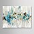 cheap Abstract Paintings-Oil Painting Hand Painted Horizontal Abstract Modern Rolled Canvas (No Frame)