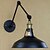 billige Lamper med svingarm-kule moderne moderne vegglamper og lampetter stue soverom metallvegglys 220-240v 40 w