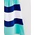 cheap Casual Dresses-Toddler Little Girls&#039; Dress Striped Blue Sleeveless Stripes Dresses Summer Regular Fit
