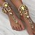 cheap Trendy Jewelry-Barefoot Sandals feet jewelry Ladies European Women&#039;s Body Jewelry For Daily  Thick Chain Imitation Diamond Alloy Silver Gold 1pc