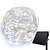 abordables Tiras de Luces LED-KWB 10m Cuerdas de Luces 100 LED 1 conjunto de soporte de montaje 1 juego Blanco Cálido Blanco Azul Impermeable Solar Creativo Funciona con Energía Solar