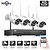 cheap Security Systems-Hiseeu® 4CH Wireless 1536P with IP66 Waterproof 4PCS 3MP IP Camera Day Night Motion Detection Waterproof PAL / NTSC Remote Monitoring Viewing Wireless connection Mobile Access Multi-language
