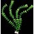 abordables Decoración de acuarios y grava-Pecera Decoración de Acuario Plantas Artificiales Hornwort Anacharis Adornos Planta Acuática Verde Impermeable Lavable Plásticos 1 30*2 cm