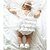 זול אוברולים לתינוקות בנות-חליפת גוף שרוול קצר אחיד חגים פעיל / בסיסי בנות תִינוֹק / פעוטות