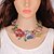 cheap Necklaces-Women&#039;s Crystal Choker Necklace Chain Necklace Sculpture Tree of Life Flower Ladies Luxury Bohemian Fashion Stone Alloy Rainbow 38+8 cm Necklace Jewelry 1pc For Wedding Engagement
