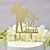 preiswerte Tortenaufleger für Hochzeitsfeiern-Klassisch Hochzeit Kuchen Accessoires Acryl / Polyester neu Acryl Ganzjährig 1 pcs Schwarz