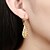 preiswerte Ohrringe-Tropfen-Ohrringe For Damen Kubikzirkonia 18 karat vergoldet Messing Zirkonia Kreuz Silber