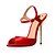 cheap Women&#039;s Sandals-Women&#039;s Shoes PU(Polyurethane) Summer Basic Pump Sandals Stiletto Heel Round Toe Black / Red / Wedding / Party &amp; Evening