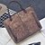 cheap Handbag &amp; Totes-Women&#039;s Zipper Tote PU Leather Gray / Maroon / Brown