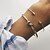 economico Bracciali-2 pezzi Per donna Bracciali a polsino Nodo Donne Di tendenza Vintage ▾ Lega Gioielli braccialetto Oro Per Quotidiano Appuntamento