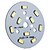 billiga LED-tillbehör-zdm 1pc 5w 500-550lm 10 x 5730 smd leds patch ledde ljuskälla bräda kallt vitt ljus 6000-6500 k aluminium substrat (dc15-18v, 300ma)