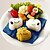 ieftine Ustensile de Copt-3pcs catelus de desene animate sushi orez mucegai onigiri diy maker tort cutter