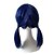 cheap Synthetic Trendy Wigs-Synthetic Wig Curly Minaj Layered Haircut Wig Long Blue Synthetic Hair Women&#039;s Party Blue