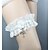 זול ביריות לחתונה-סאטן שיפון / תחרה תכשיטים קלאסיים / סגנון וינטאג&#039; בירית חתונה עם ריינסטון / פרחוני / קפלים ביריות חתונה / מסיבה וערב