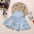 billige kjoler til jentebaby-Baby Jente Grunnleggende Ensfarget Ermeløs Kjole