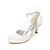cheap Wedding Shoes-Women&#039;s Wedding Shoes Kitten Heel Round Toe Buckle Satin Basic Pump Spring &amp; Summer Royal Blue / Champagne / Ivory / Party &amp; Evening / EU39
