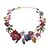 cheap Necklaces-Women&#039;s Crystal Choker Necklace Chain Necklace Sculpture Tree of Life Flower Ladies Luxury Bohemian Fashion Stone Alloy Rainbow 38+8 cm Necklace Jewelry 1pc For Wedding Engagement
