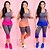 abordables Nuevo en-Mujer Traje de yoga Gradiente de Color Fucsia Azul Naranja Zumba Fitness Entrenamiento de gimnasio Trajes de Yoga Tallas Grandes Sin Mangas Deporte Ropa de Deporte Transpirable Diseño Anatómico