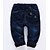 billige Undertøj til babypige-Baby Pige Basale Daglig Ensfarvet Bomuld Jeans Navyblå
