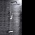 voordelige Douchekranen-Douchekraan reeks - Inclusief handdouche Thermostatisch Regendouche Hedendaagse Chroom Douchesysteem Keramische ventiel Bath Shower Mixer Taps / Messing / Twee handgrepen drie gaten