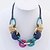 cheap Necklaces-Women&#039;s Pendant Necklace Thick Chain Ladies Stylish Artistic Classic Alloy Rainbow 55 cm Necklace Jewelry 1pc For Daily
