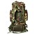 tanie Plecaki i torby-65 L Plecaki Wojskowy plecak taktyczny Szybkie wysychanie Odporność na zużycie Wysoka pojemność Na wolnym powietrzu Piesze wycieczki Kemping Nylon Kamuflaż