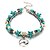 cheap Body Jewelry-Anklet feet jewelry Ladies Boho Bohemian Women&#039;s Body Jewelry For Holiday Bikini Layered Turquoise Alloy Flower Starfish Turquoise 1pc