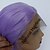 economico Parrucche lace sintetiche-Parrucche Lace Front Sintetiche Liscio Parte di mezzo Lace frontale Parrucca Lungo Viola Capelli sintetici Per donna Regolabili Di tendenza Glueless Viola