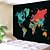 cheap Wall Tapestries-Novelty / Holiday Wall Decor Polyester Classic / Vintage Wall Art, Wall Tapestries Decoration