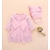 billige kjoler til jentebaby-Baby Jente Grunnleggende Ensfarget Langermet Kjole Hvit