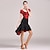 cheap Latin Dancewear-Latin Dance Skirts Pattern / Print Ruching Women&#039;s Training Performance Short Sleeve High Ice Silk