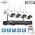 cheap Security Systems-Hiseeu® 1080P Wireless CCTV System HDD 2MP 4CH Powerful NVR IR-CUT Waterproof CCTV Camera IP Security System Surveillance Kits Remote Viewing Day Night Motion Detection