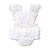 cheap Baby Girls&#039; One-Piece-Baby Girls&#039; Active / Basic Daily / Holiday Solid Colored Pure Color / Lace Trims Short Sleeves Bodysuit White / Toddler
