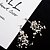 tanie Modne kolczyki-Damskie Kolczyki drop Prosty Koreański Moda Sztuczna perła Kolczyki Biżuteria Biały Na Impreza Codzienny 1 para