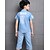 cheap Sets-Boys 3D Geometric Clothing Set Short Sleeve Streetwear Basic Cotton Kids
