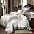 preiswerte 3D-Bettbezüge-Bettbezug-Sets floraler Luxus Polyester bedruckt&amp;amp; Jacquard 4-teilige Bettwäsche-Sets floral / 300 / 4tlg (1 Bettbezug, 1 Bettlaken, 2 Shams)