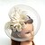 voordelige Hoeden &amp; Hoofdstukken-Veer / Netto Kentucky Derby Hat / fascinators / hoed met Veer / Bloemen / Bloem 1 stuk Bruiloft / Speciale gelegenheden  / Paardenrace Helm