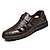 cheap Men&#039;s Oxfords-Men&#039;s Comfort Shoes Nappa Leather / Cowhide Summer Oxfords Black / Brown / Outdoor
