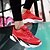 cheap Men&#039;s Athletic Shoes-Men&#039;s Comfort Shoes Tulle / PU Fall Athletic Shoes Running Shoes / Basketball Shoes Color Block Red / White / Black