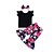 cheap Baby Girls&#039; Clothing Sets-Baby Girls&#039; Active Daily Print Sleeveless Long Clothing Set Black