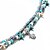 cheap Trendy Jewelry-Ankle Bracelet feet jewelry Ladies Ethnic Bohemian Women&#039;s Body Jewelry For Going out Beach Layered Double Turquoise Alloy Turtle Starfish Silver Elephant Tree 1pc