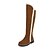 cheap Women&#039;s Boots-Women&#039;s Boots Block Heel Round Toe PU Knee High Boots Fashion Boots Winter Brown / Black / Beige / EU39