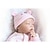 tanie Lalki niemowlaki-24 cal reborn lalka dziewczynka noworodka realistyczny prezent nietoksyczny materiał z końcówkami i uszczelnionymi paznokciami 3/4 silikonowe kończyny i bawełniane ciało wypełnione ubraniami i