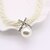 levne Módní náhrdelníky-Dámské Náhrdelníky s přívěšky Dlouhé XOXO dámy Klasické Módní Napodobenina perel Štras Bílá 41+5 cm Náhrdelníky Šperky 1ks Pro Denní